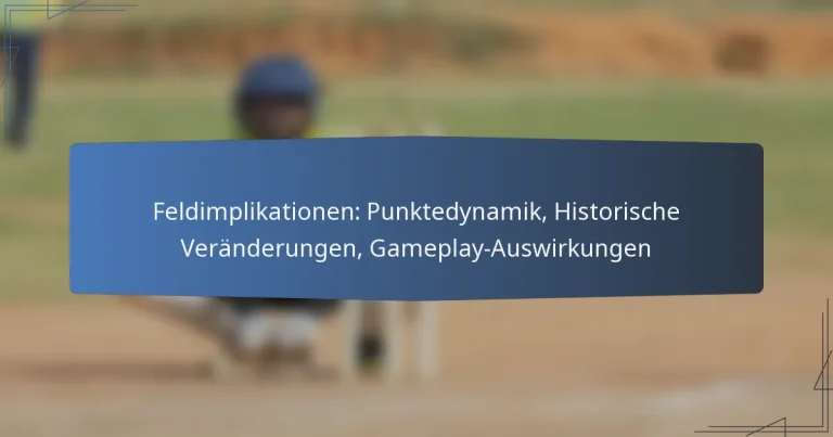 Feldimplikationen: Punktedynamik, Historische Veränderungen, Gameplay-Auswirkungen
