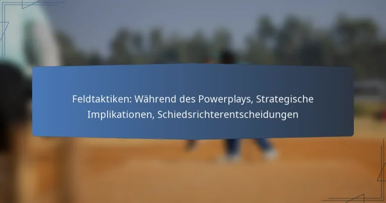 Feldtaktiken: Während des Powerplays, Strategische Implikationen, Schiedsrichterentscheidungen